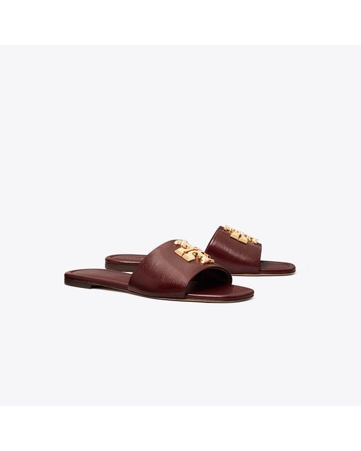 Tory Burch Brown Eleanor Slide
