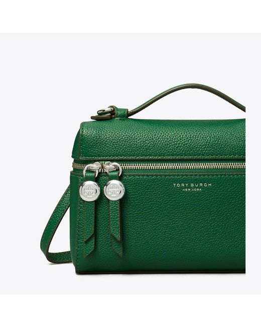 Tory Burch Green Slim Romy Top Handle Bag, One Size