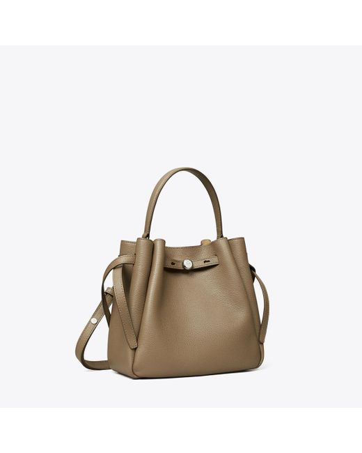 Tory Burch Natural Romy Bucket Bag, One Size