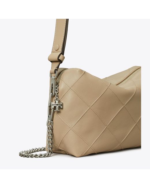 Tory Burch Natural Large Fleming Soft Crossbody Bag