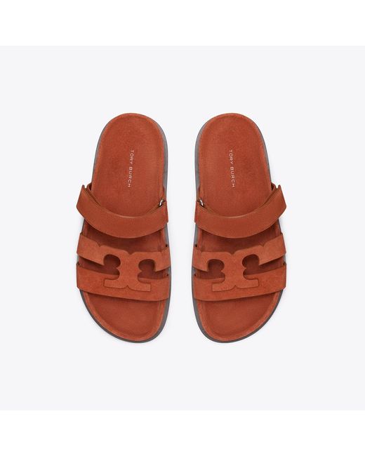 Tory Burch Brown Ines Sport Slide