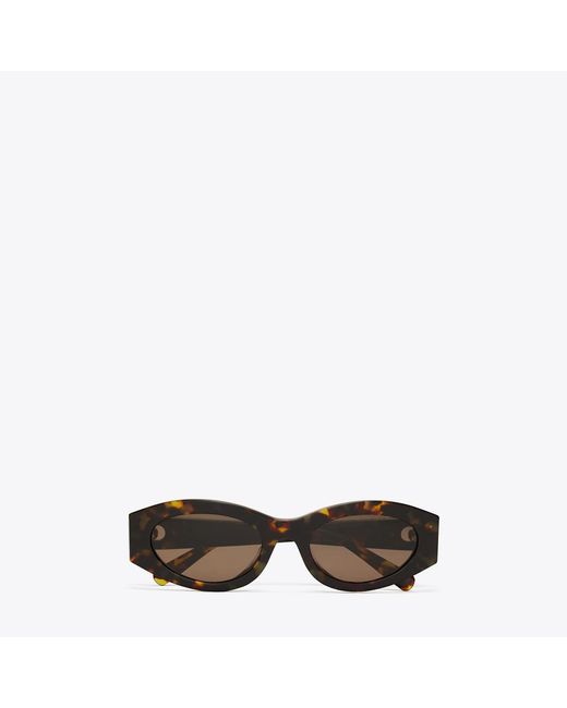 Tory Burch Multicolor Pierced Oval Sunglasses, One Size