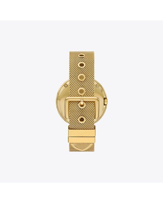 Tory Burch Metallic Pierced Watch