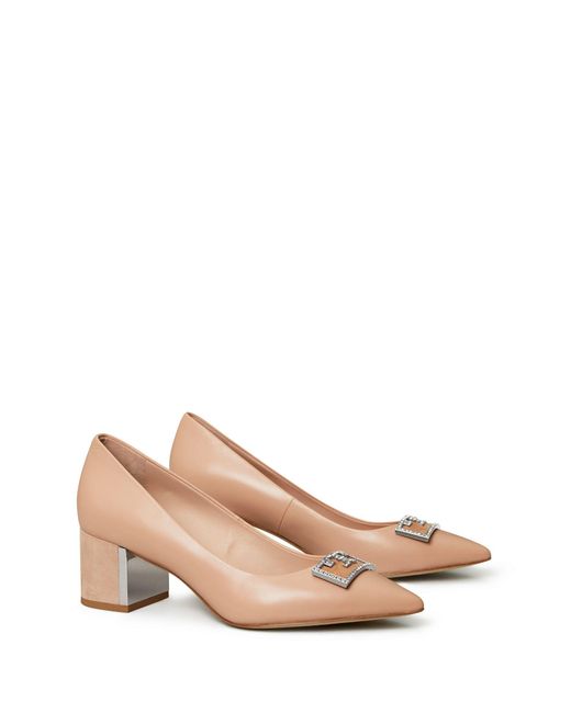 Tory Burch Gigi Embellished Pointed-toe Pump | Lyst