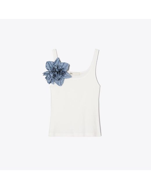Tory Burch White Tank Top
