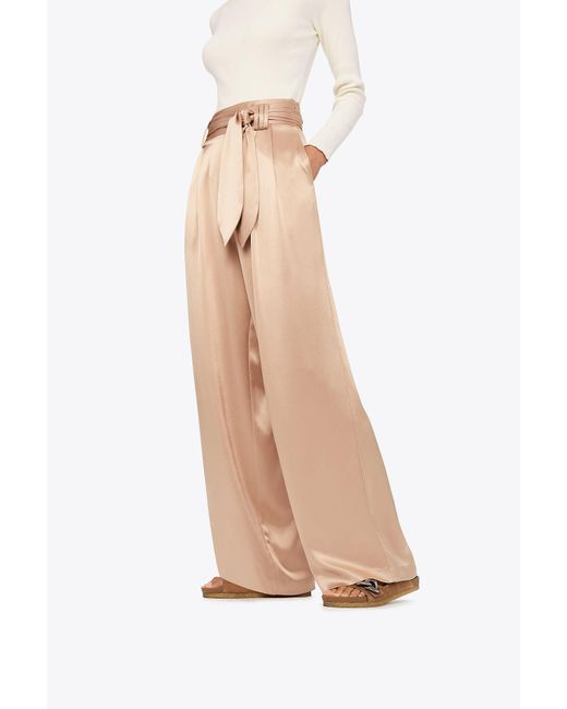 tory burch satin pants