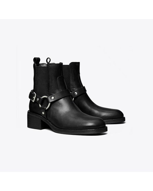 Tory Burch Black Moto Boot