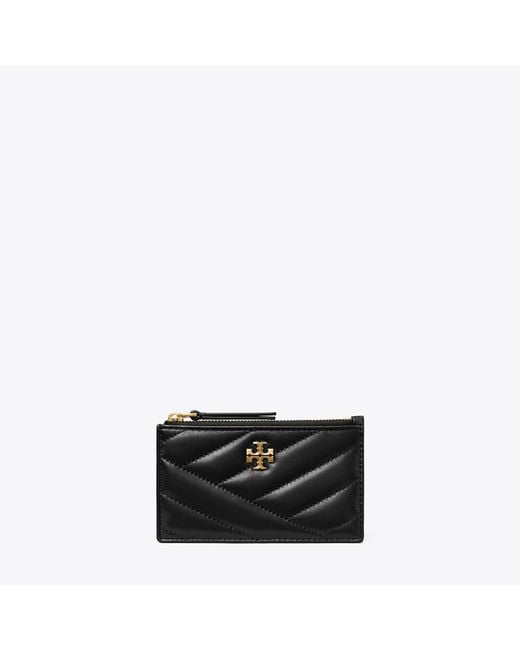 Tory Burch Black Kira Chevron Cardholder