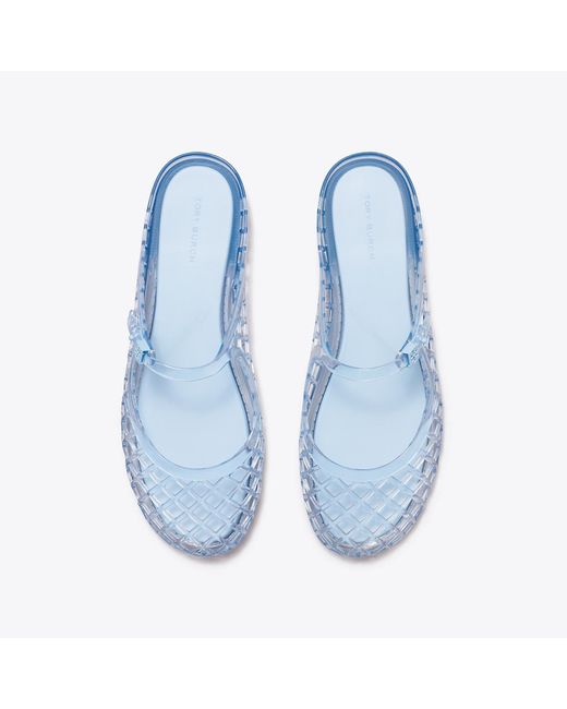 Tory Burch Blue Mellow Mary Jane Jelly
