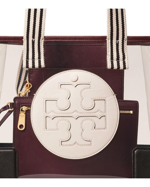 Tory Burch Ella Clear Mini Tote Bag Lyst