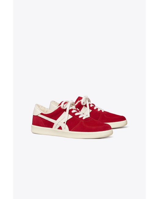 Tory Burch Hank Court Sneaker in Red Lyst Tory Burch Hank Court Sneaker in Red Lyst