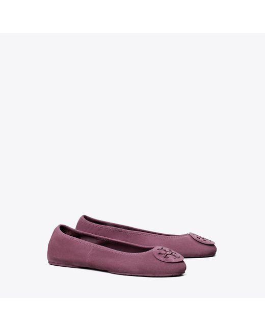 Tory Burch Pink Reva Travel Ballet