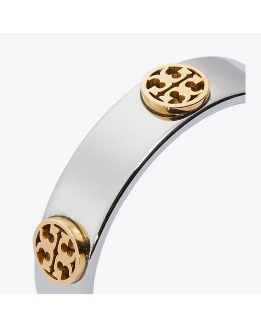 Tory Burch White Icon Ring
