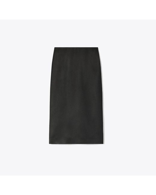 Tory Burch Black Twill Skirt
