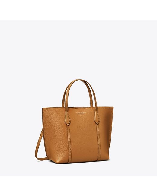 Tory Burch Brown Small Perry Zip Tote, One Size