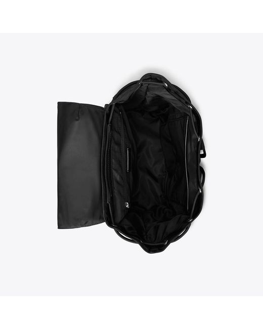Tory Burch Black Virginia Backpack