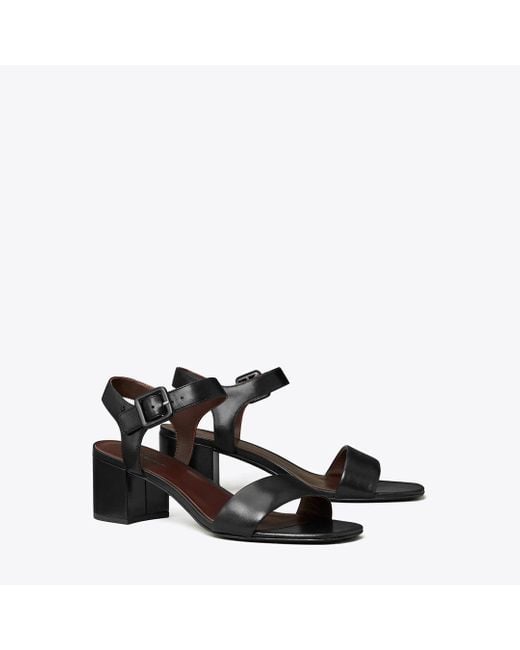 Tory Burch Black Double T City Sandal