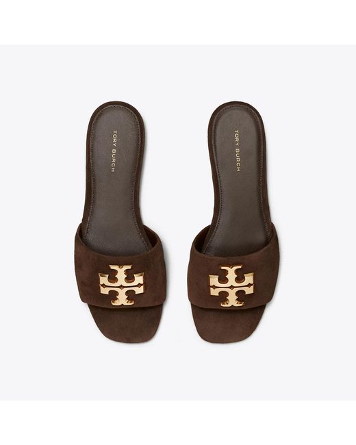 Tory Burch Brown Eleanor Slide