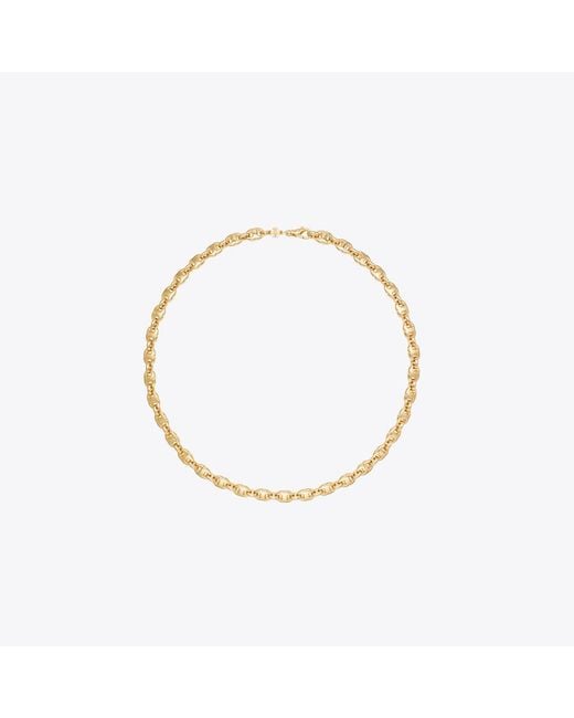 Tory Burch Metallic Gemini Link Delicate Necklace
