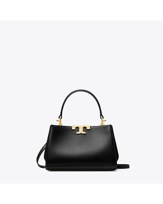 Tory Burch Black Mini Eleanor Satchel, One Size