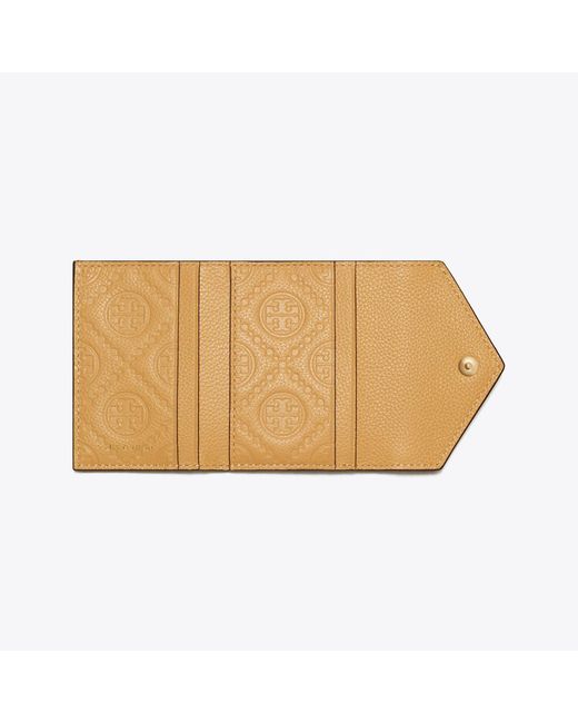 Tory Burch Metallic Small Pebble Envelope Wallet, One Size