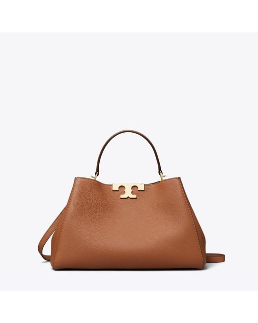 Tory Burch Brown Eleanor Soft Satchel, One Size