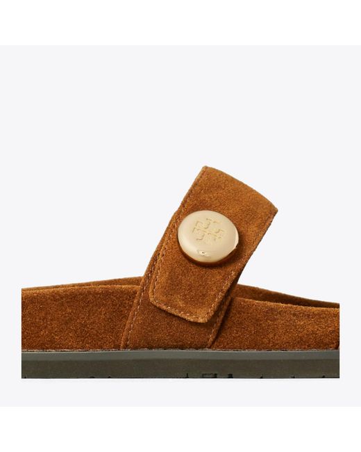 Tory Burch Brown Romy Burch Slide