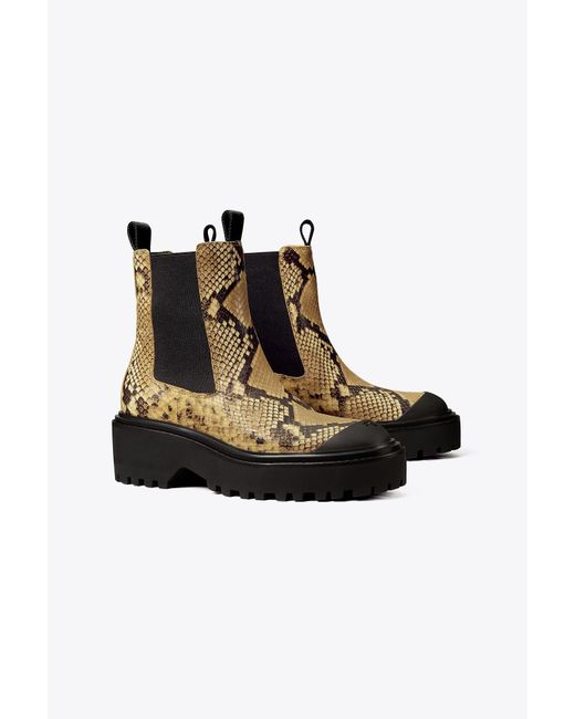 tory burch chelsea lug sole ankle boot