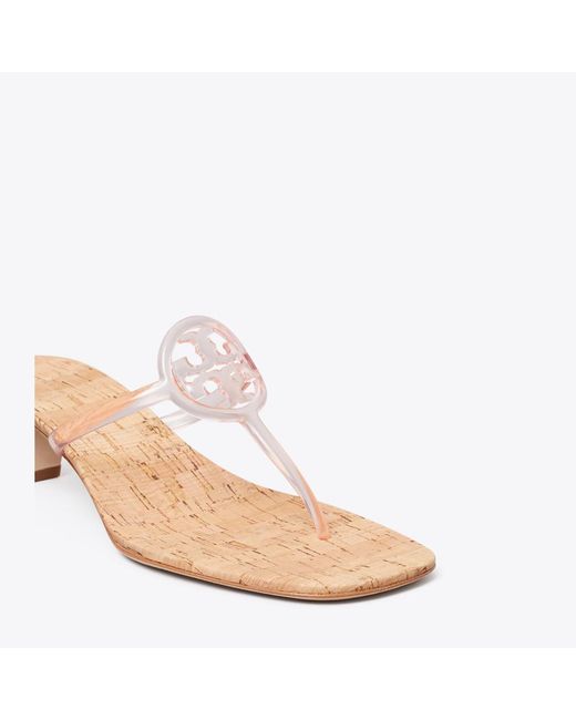 Tory Burch Pink Miller Jelly Kitten Heel