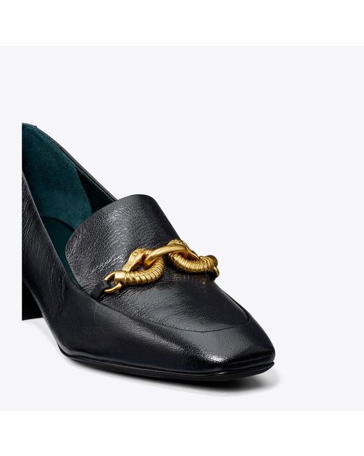 Tory Burch Black Jessa Heeled Loafer
