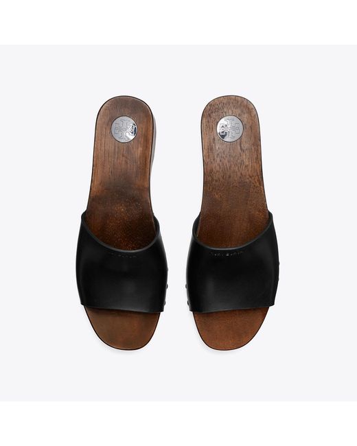 Tory Burch Black Sandal Clog