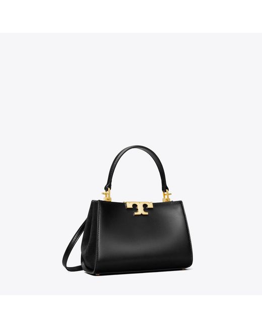 Tory Burch Black Mini Eleanor Satchel, One Size