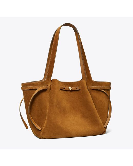 Tory Burch Brown Romy Suede Tote