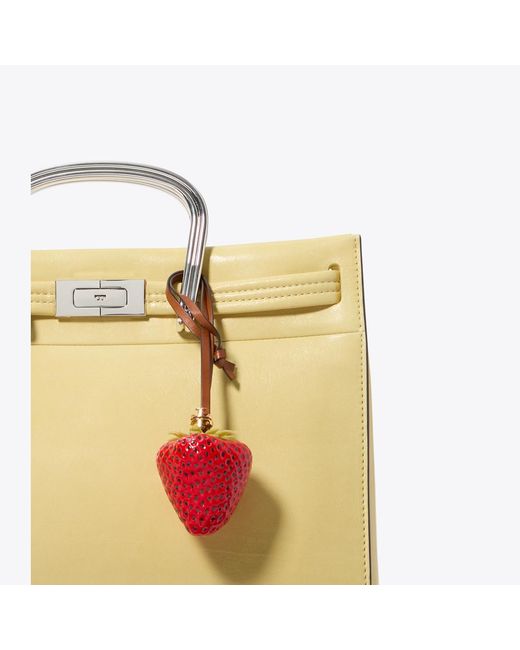 Tory Burch Red Strawberry Bag Charm