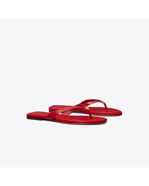Tory Burch White Classic Flip-Flop