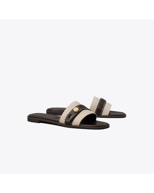 Tory Burch Black Romy Slide
