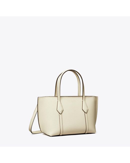 Tory Burch Natural Mini Perry Tote, One Size