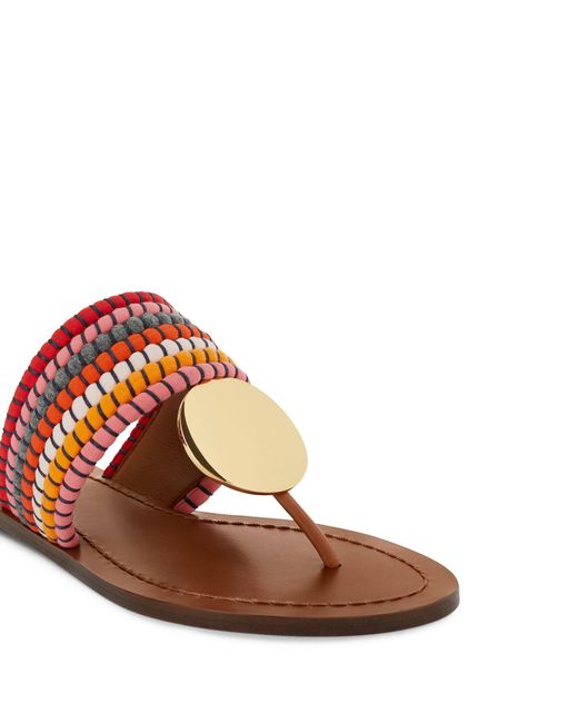 Tory Burch Multicolor Patos Disk Sandal