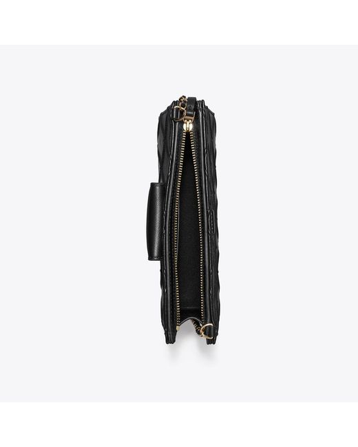Tory Burch Black Mini Fleming Crossbody, One Size