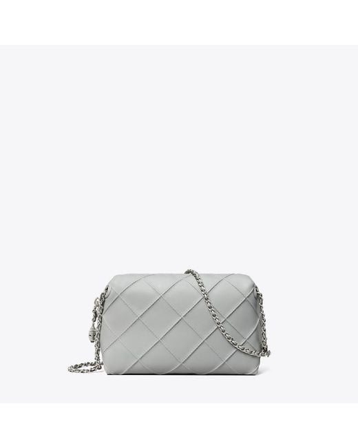 Tory Burch Gray Fleming Soft Crossbody Bag