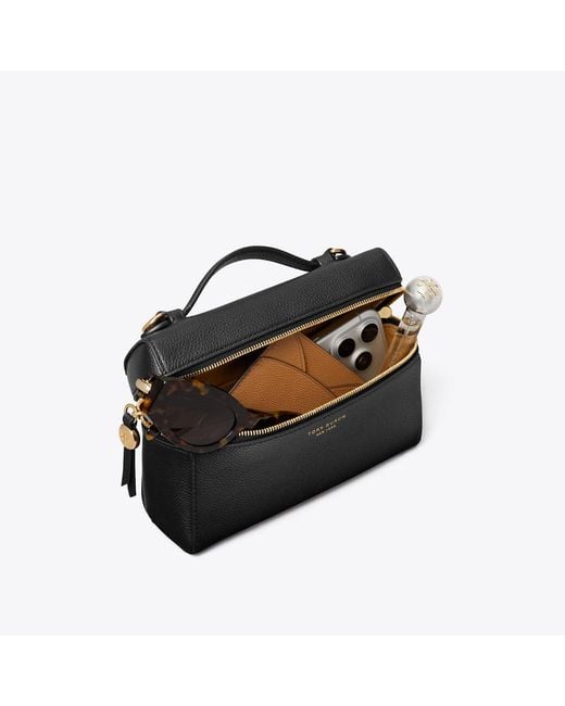 Tory Burch Natural Slim Romy Top Handle Bag, One Size