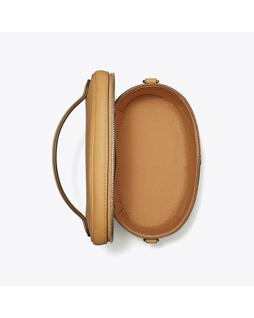 Tory Burch Natural Soft Pebbled Vanity Case, One Size