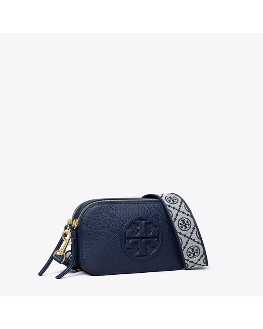 Tory Burch Blue Mini Miller Crossbody Bag, One Size