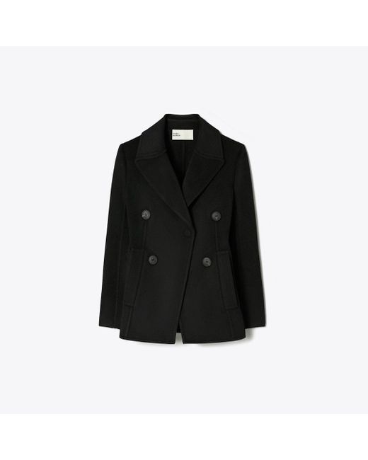 Tory Burch Black Relaxed Twill Jacket