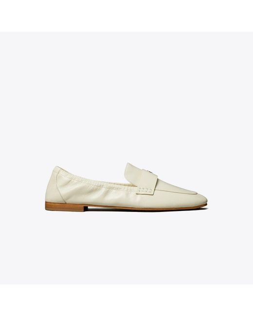 Tory Burch White Ballet Loafer
