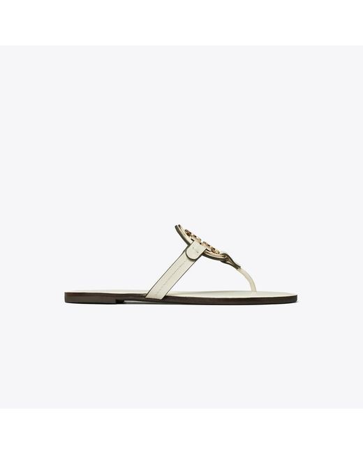 Tory Burch White Metal Miller Sandal for men