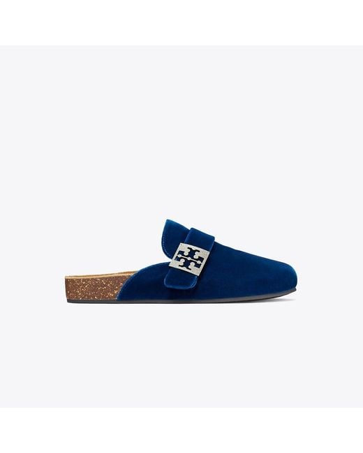 Tory Burch Blue Mellow Pavé Mule