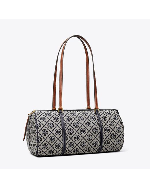 Tory Burch Multicolor T Monogram Barrel Bag