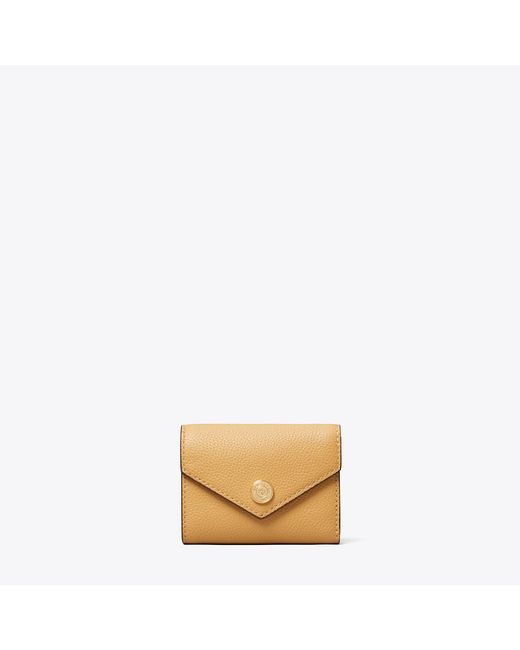 Tory Burch Metallic Small Pebble Envelope Wallet, One Size