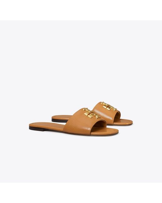 Tory Burch Brown Eleanor Slide